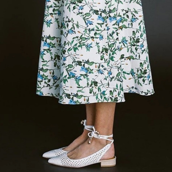 Antonio Melani x Jennifer Sumko Newport Woven Lace-Up Dress Flats - Picture 2 of 7